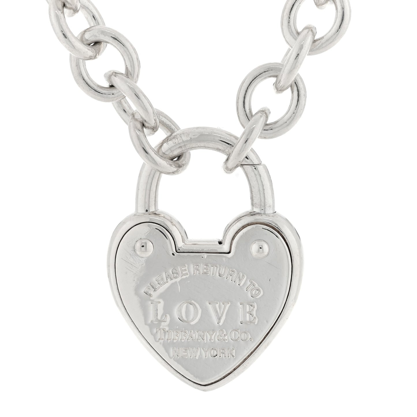 Sterling Silver Return to Tiffany Love Lock Bracelet