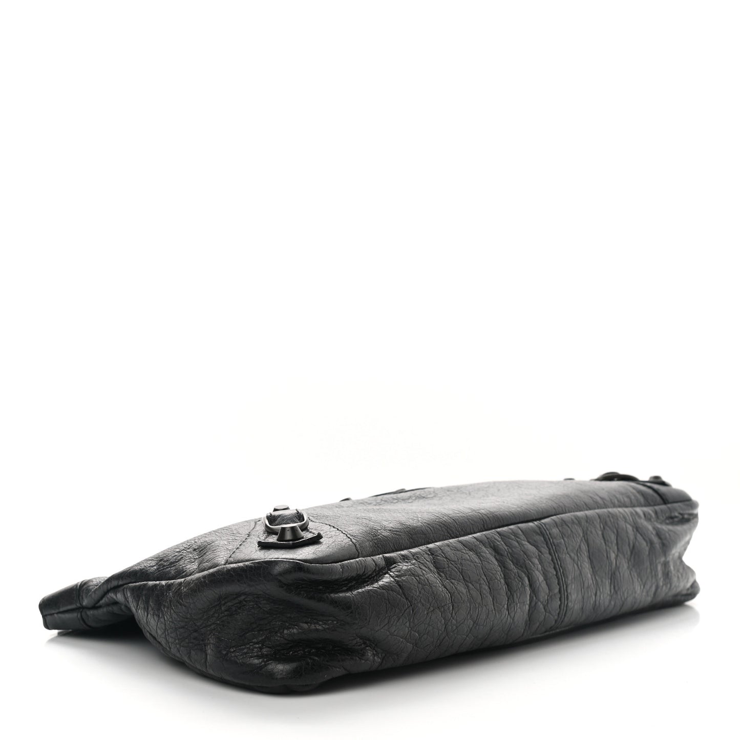Agneau Classic Hardware Premier Clutch Black