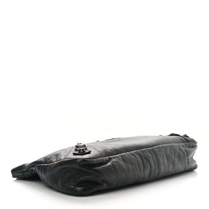 Balenciaga Agneau Classic Hardware Premier Clutch Black 4 of 9