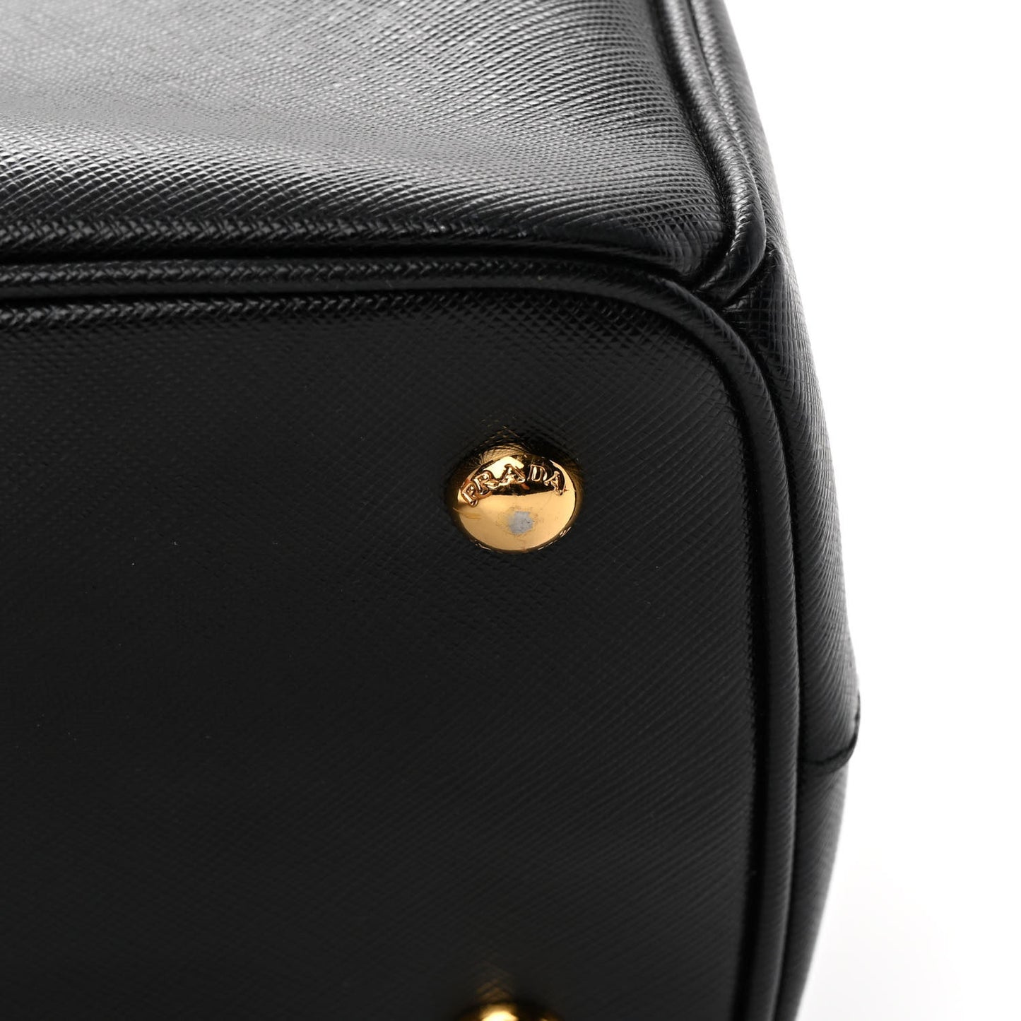 Saffiano Lux Medium Tote Black