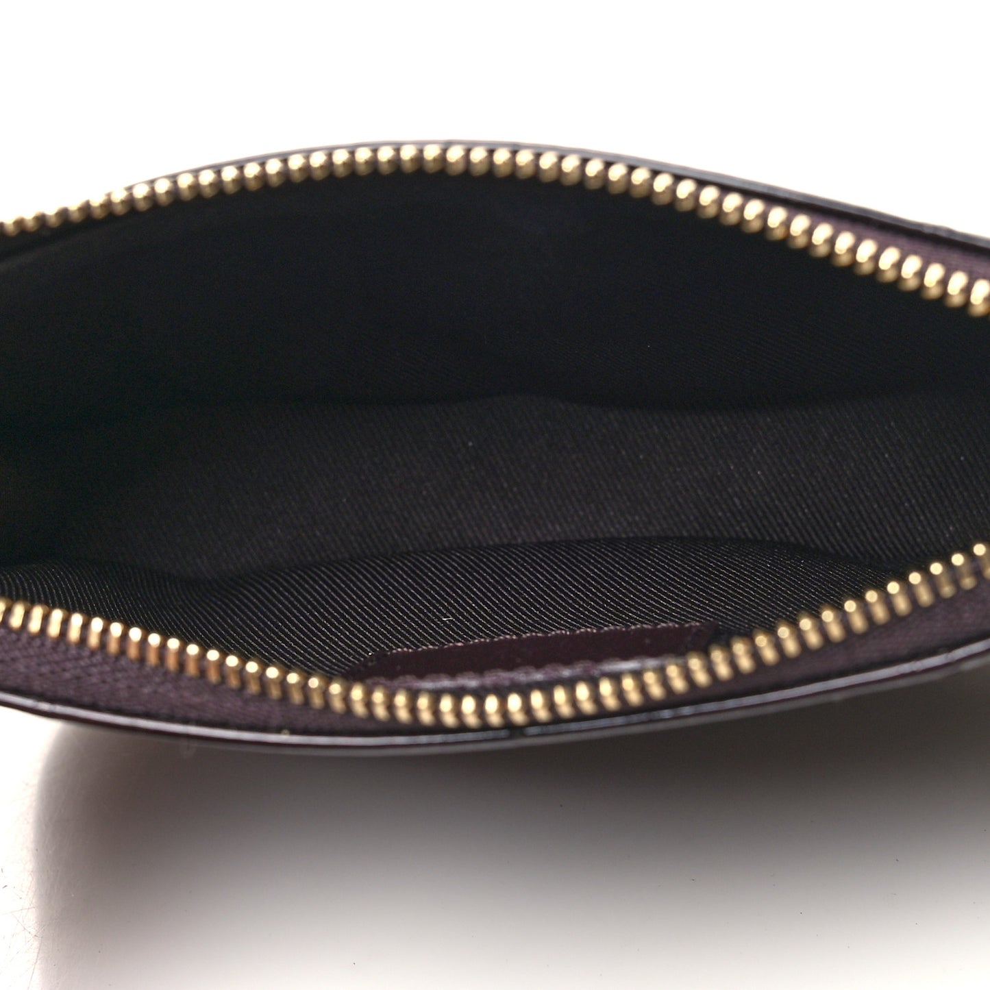 Vernis Monogram Mini Pochette Accessories Amarante