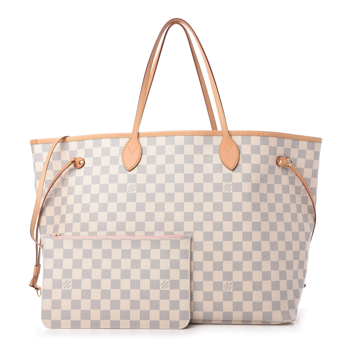 Damier Azur Neo Neverfull GM Rose Ballerine