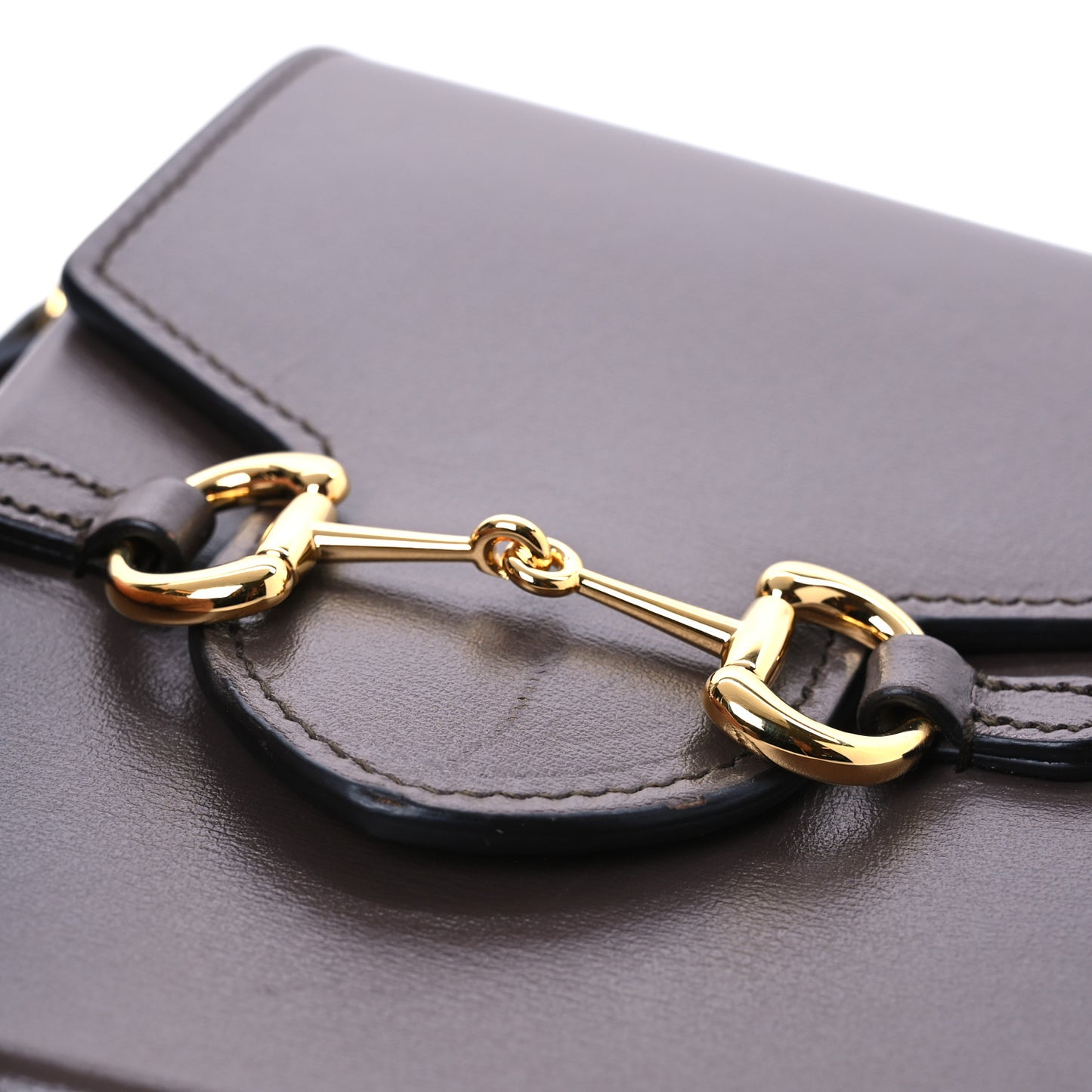 Boarded Plutone Calfskin Mini Horsebit 1955 Crossbody Bag New Acero