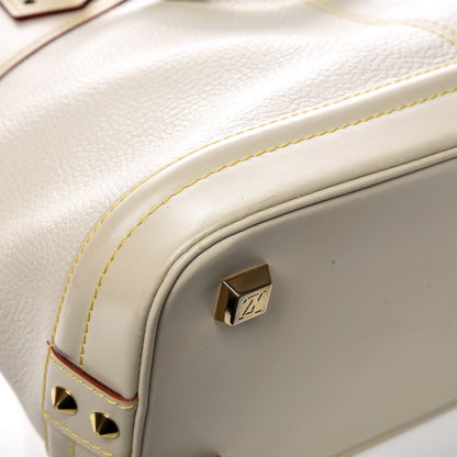 Louis Vuitton Suhali Lockit PM White 12 of 14