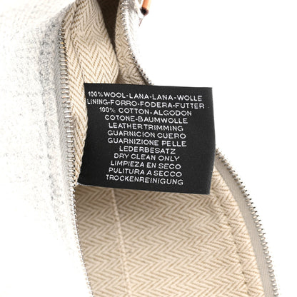 Hermes Canvas Small Bride-A-Brac Pouch Gris Flanelle 7 of 7
