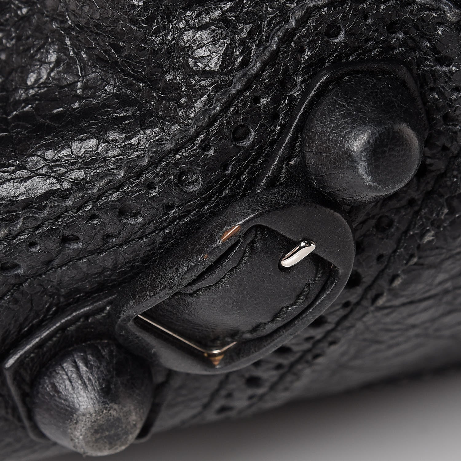Balenciaga Agneau Giant Brogues Hardware Velo Black 21 of 22