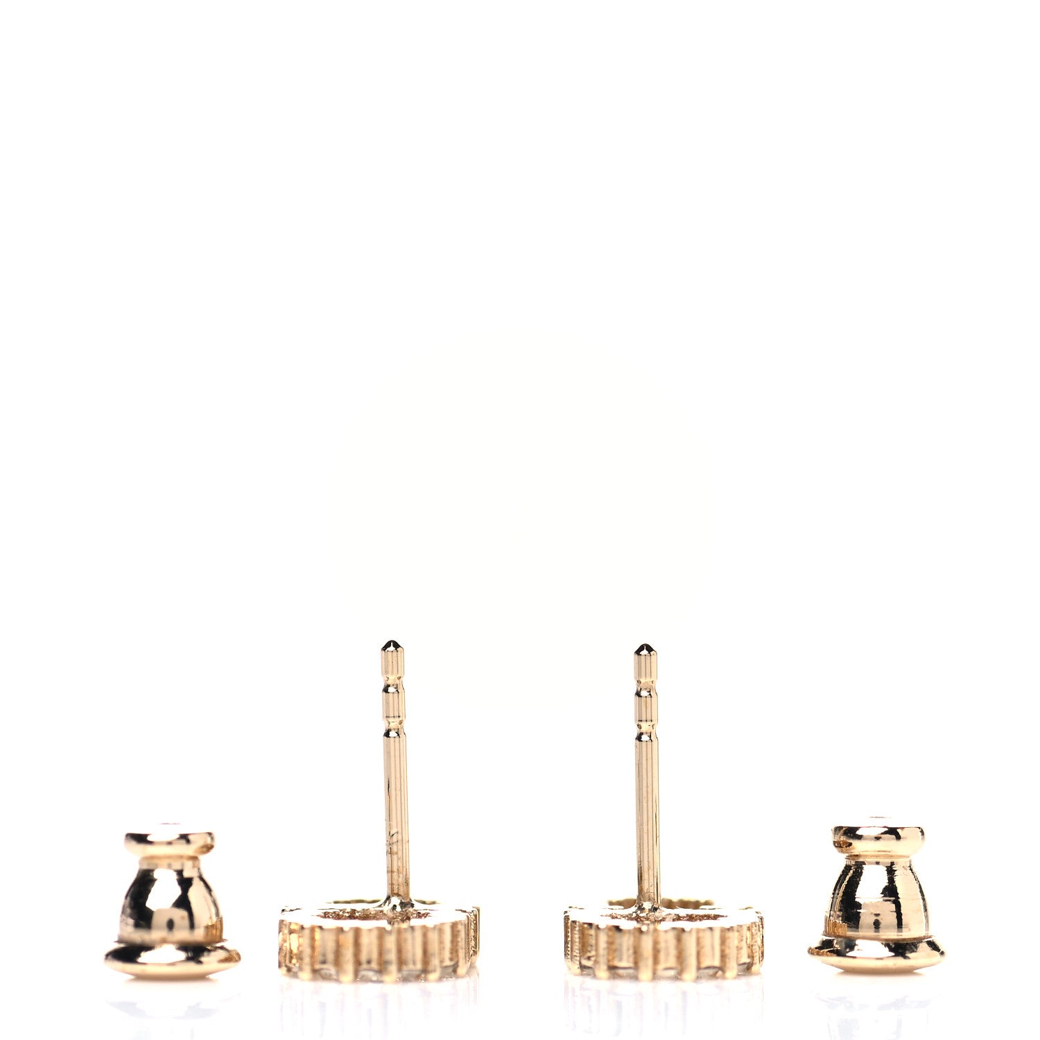 Christian Dior Crystal Clair D Lune Earrings Gold 3 of 3