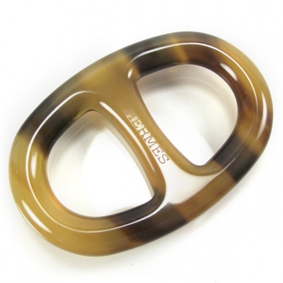 Hermes Horn Chain D Ancre Scarf Ring Honey 1 of 4