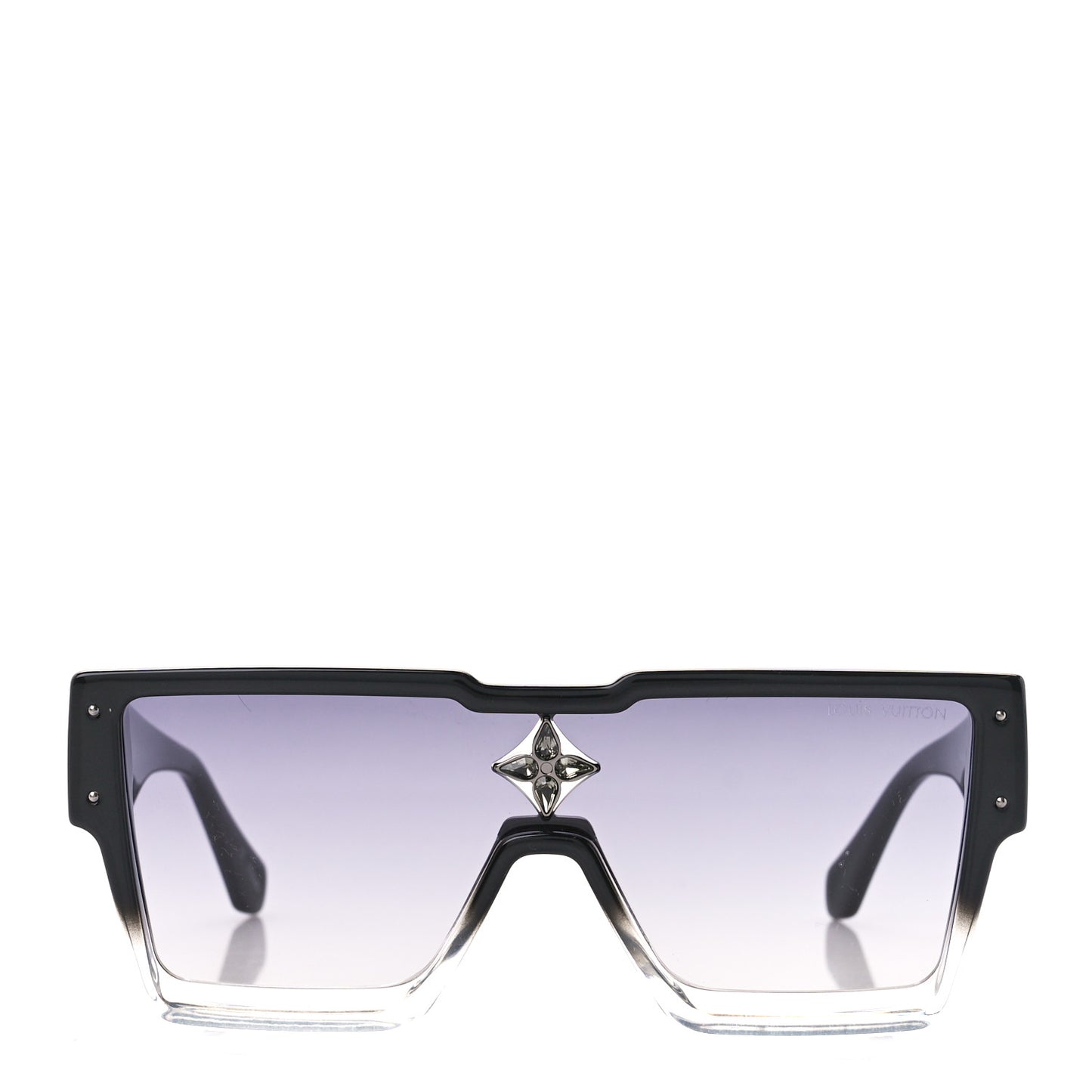 Acetate Swarovski Crystal Cyclone Sunglasses Z1736E Black