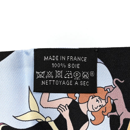 Hermes Silk Carres Volants Twilly Black Ciel Multicolor 4 of 4