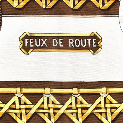 Hermes Silk Feux de Route Scarf 90 3 of 5