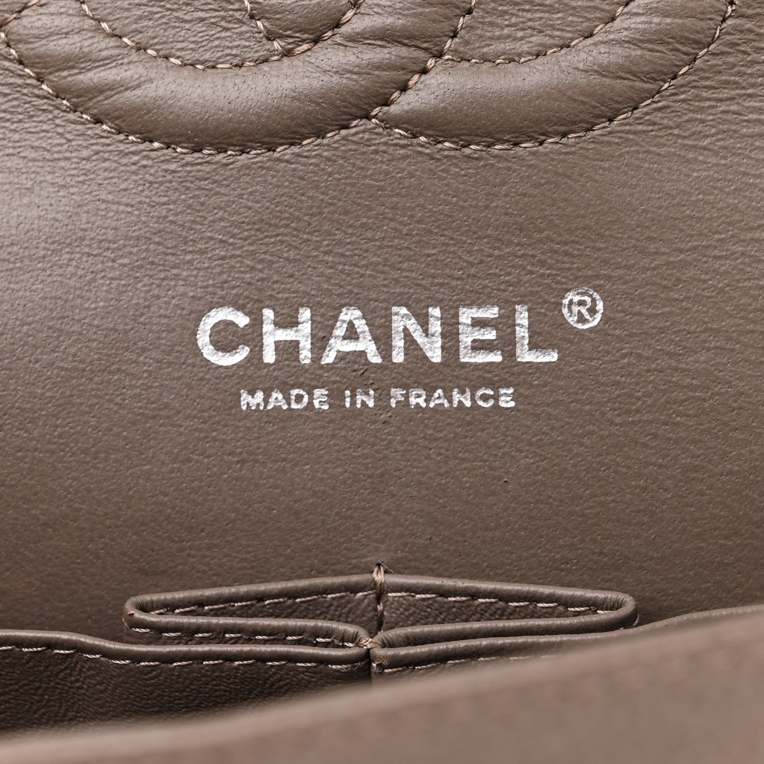 Chanel Caviar Quilted Medium Double Flap Grey 6 of 12