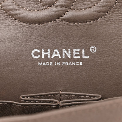 Chanel Caviar Quilted Medium Double Flap Grey 6 of 12