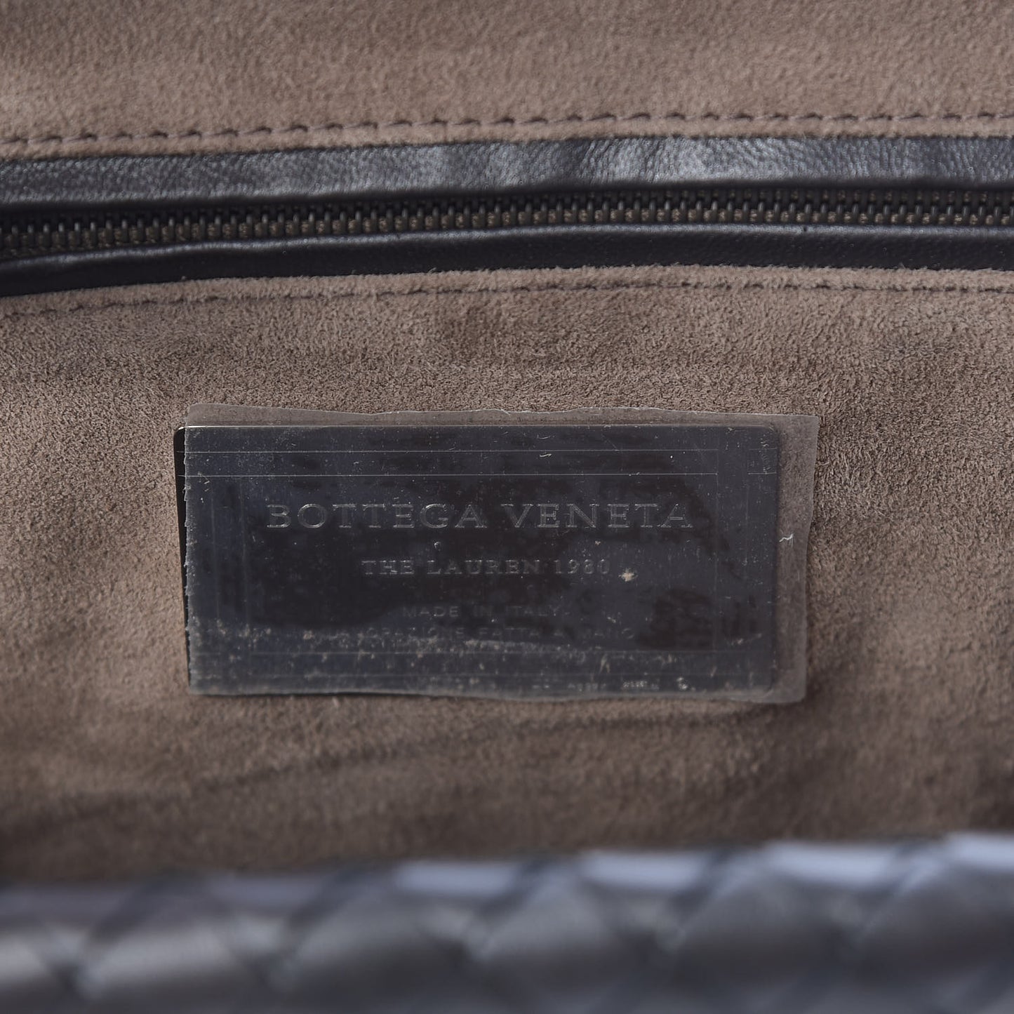 Nappa Intrecciato The Lauren 1980 Clutch Ebano