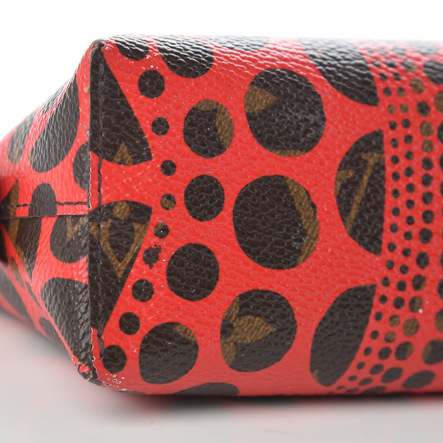 Monogram Kusama Pumpkin Dots Cosmetic Pouch Red