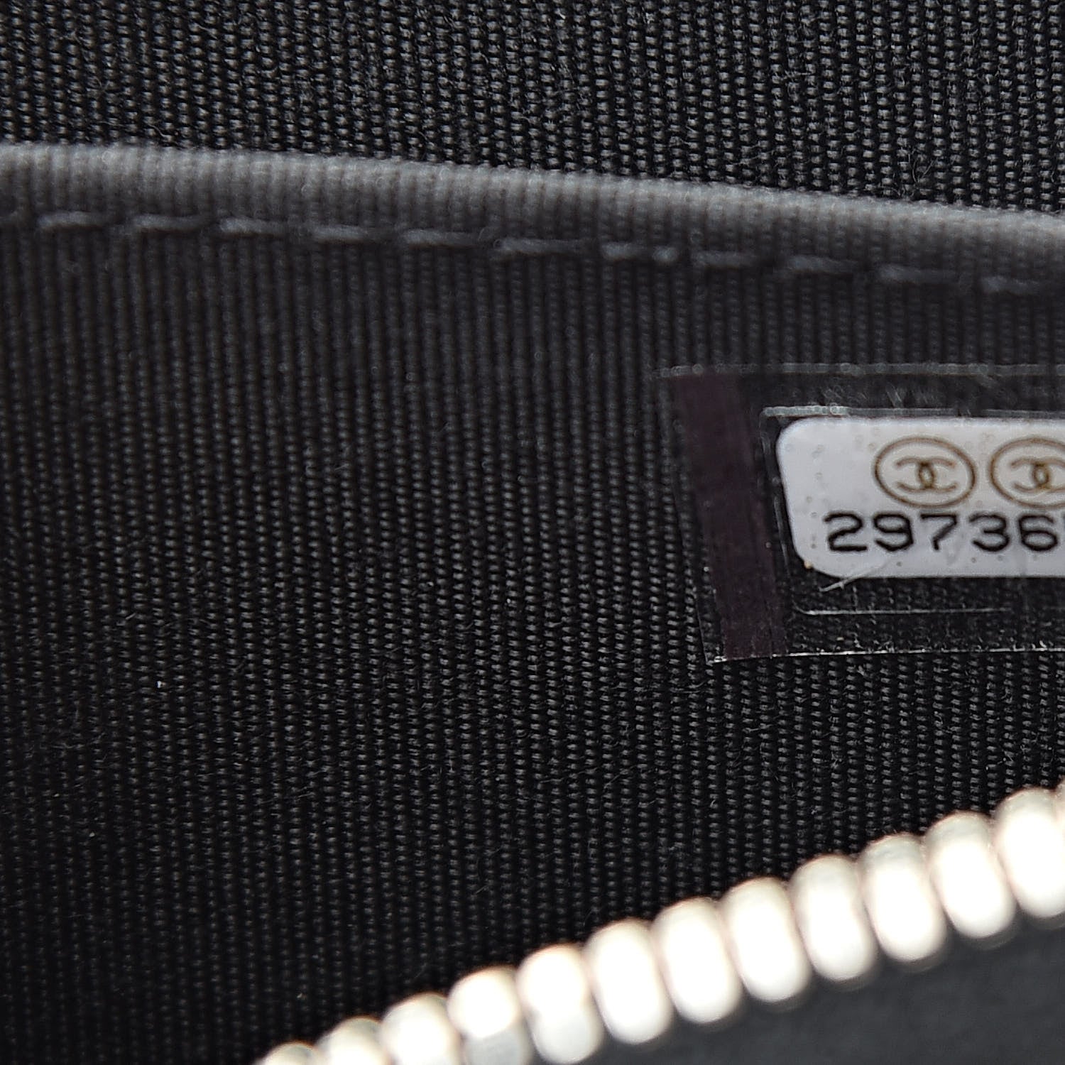 Chanel Caviar Quilted Incognito Zip Coin Purse Black 7 of 8