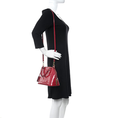 Louis Vuitton Vernis Alma BB Rose Indien 2 of 11