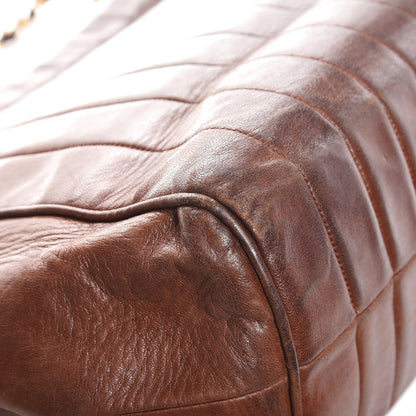 Chanel Lambskin Vertical Quilt Maxi Flap Brown 12 of 17