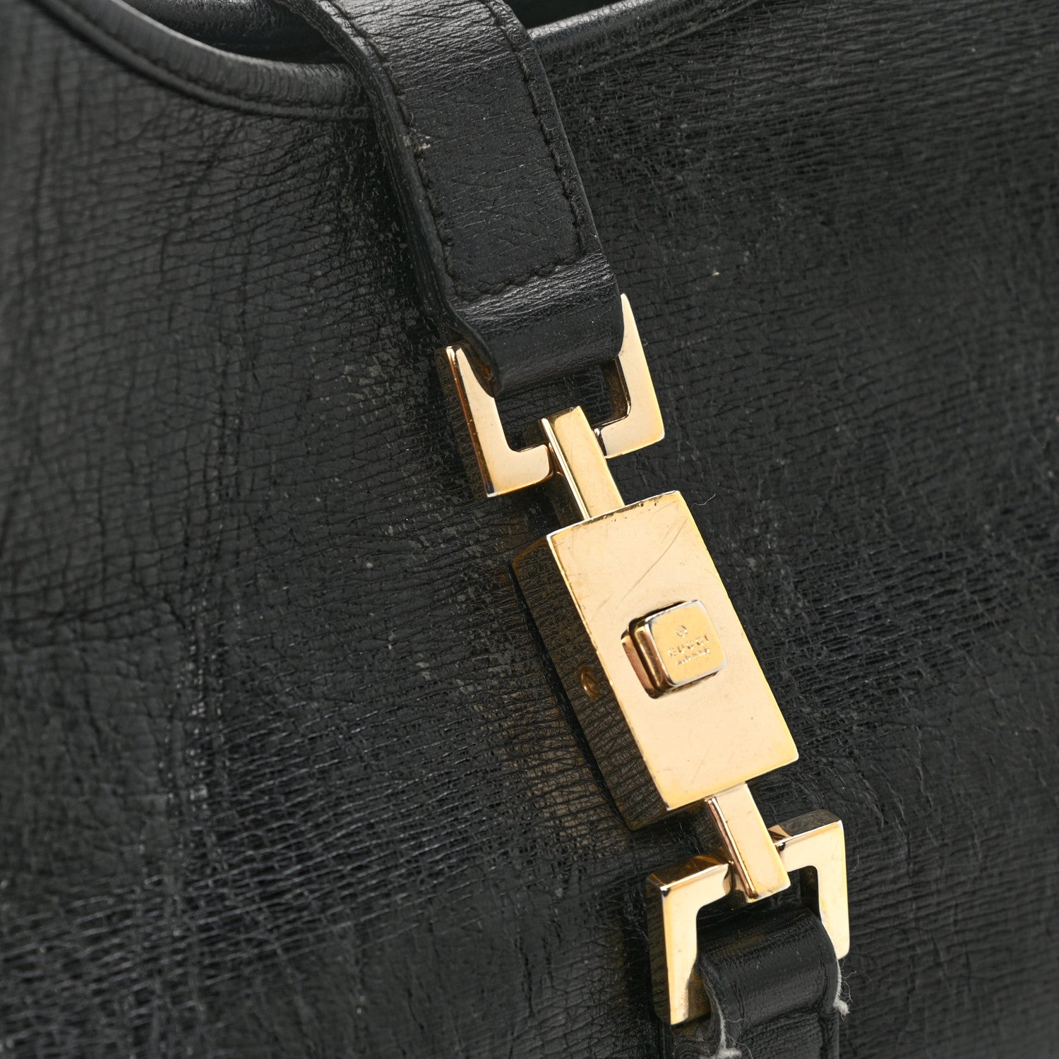 Gucci Calfskin Bardot Shoulder Bag Black 15 of 19
