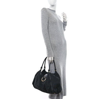 Gucci Monogram Large D Gold Hobo Black 2 of 13