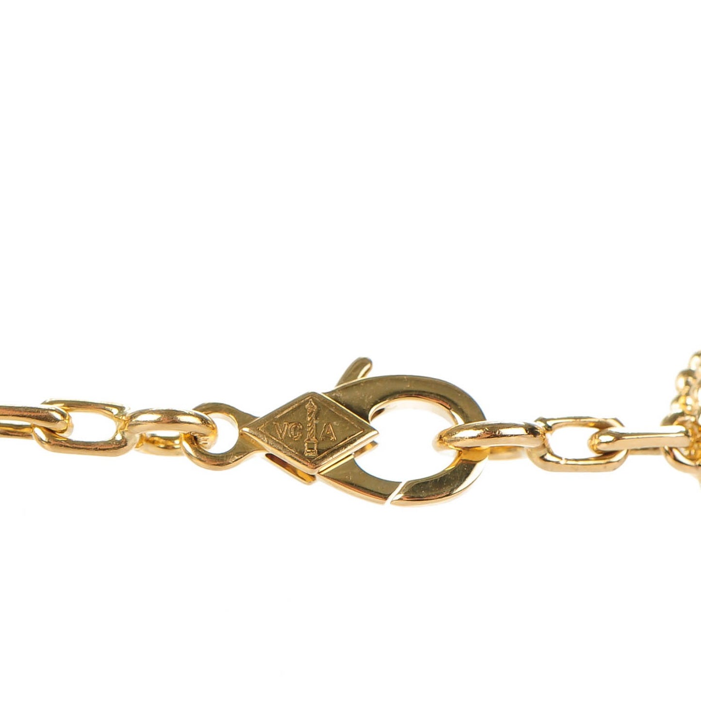 18K Yellow Gold 5 Motifs Vintage Alhambra Bracelet