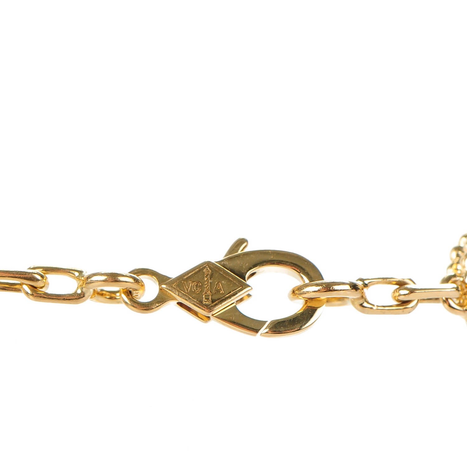 Van Cleef & Arpels 18K Yellow Gold 5 Motifs Vintage Alhambra Bracelet 3 of 4