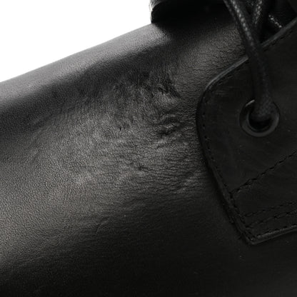 Saint Laurent Smooth Calfskin Studded Womens Punk Ranger Boots 39.5 Black 9 of 11