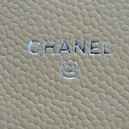 Chanel Caviar CC Flap Wallet Beige 6 of 11
