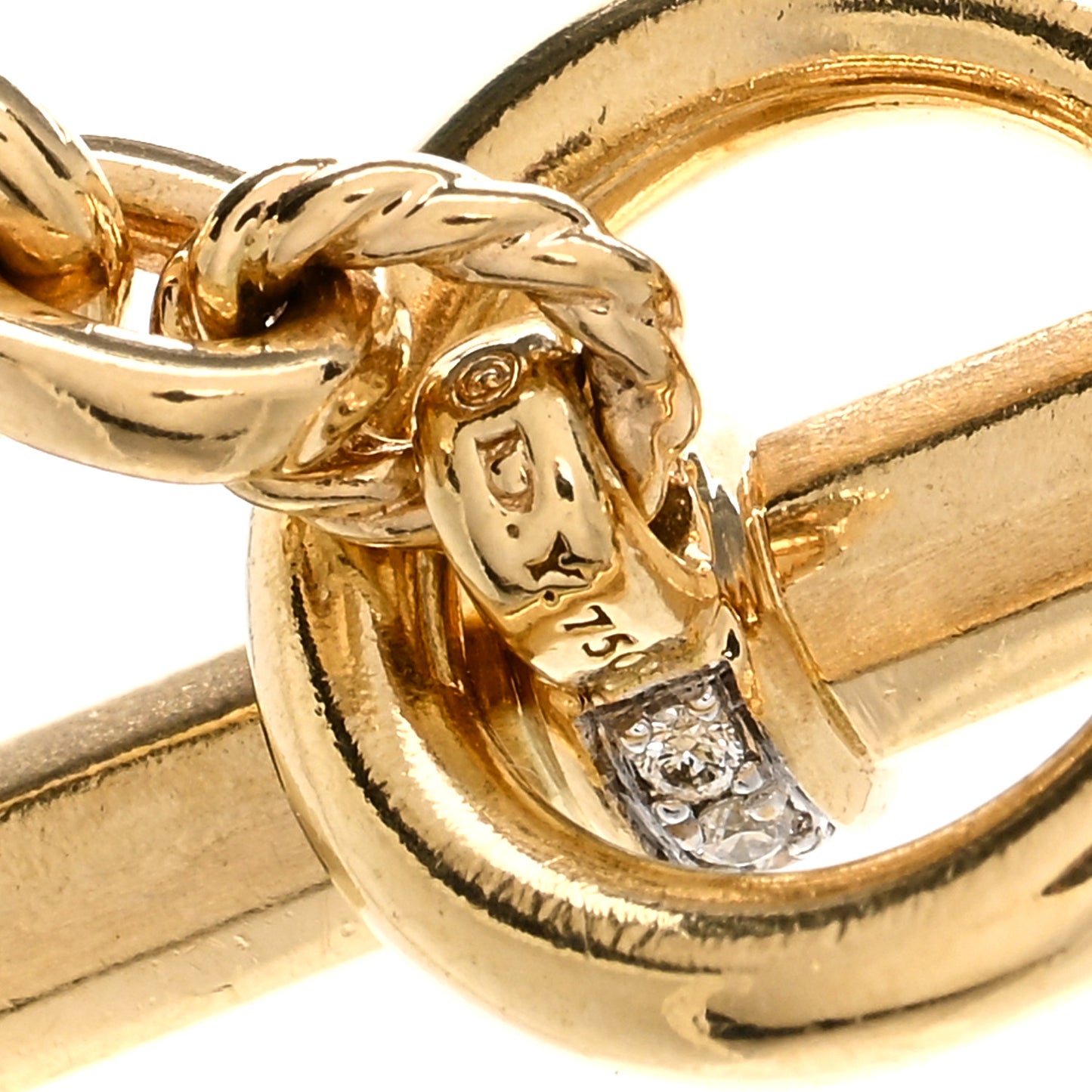 18K Yellow Gold Diamond Lexington Long Chain Necklace 35.5"