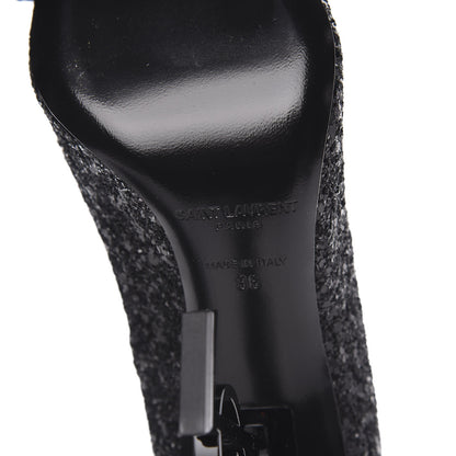 Saint Laurent Glitter Opyum 100 Pumps 36 Black 6 of 9