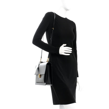 Saint Laurent Smooth Calfskin Large High School Shoulder Bag Black 2 of 9