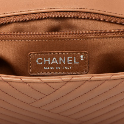 Chanel Lambskin Quilted Large CC Crossing Flap Camel 6 of 10