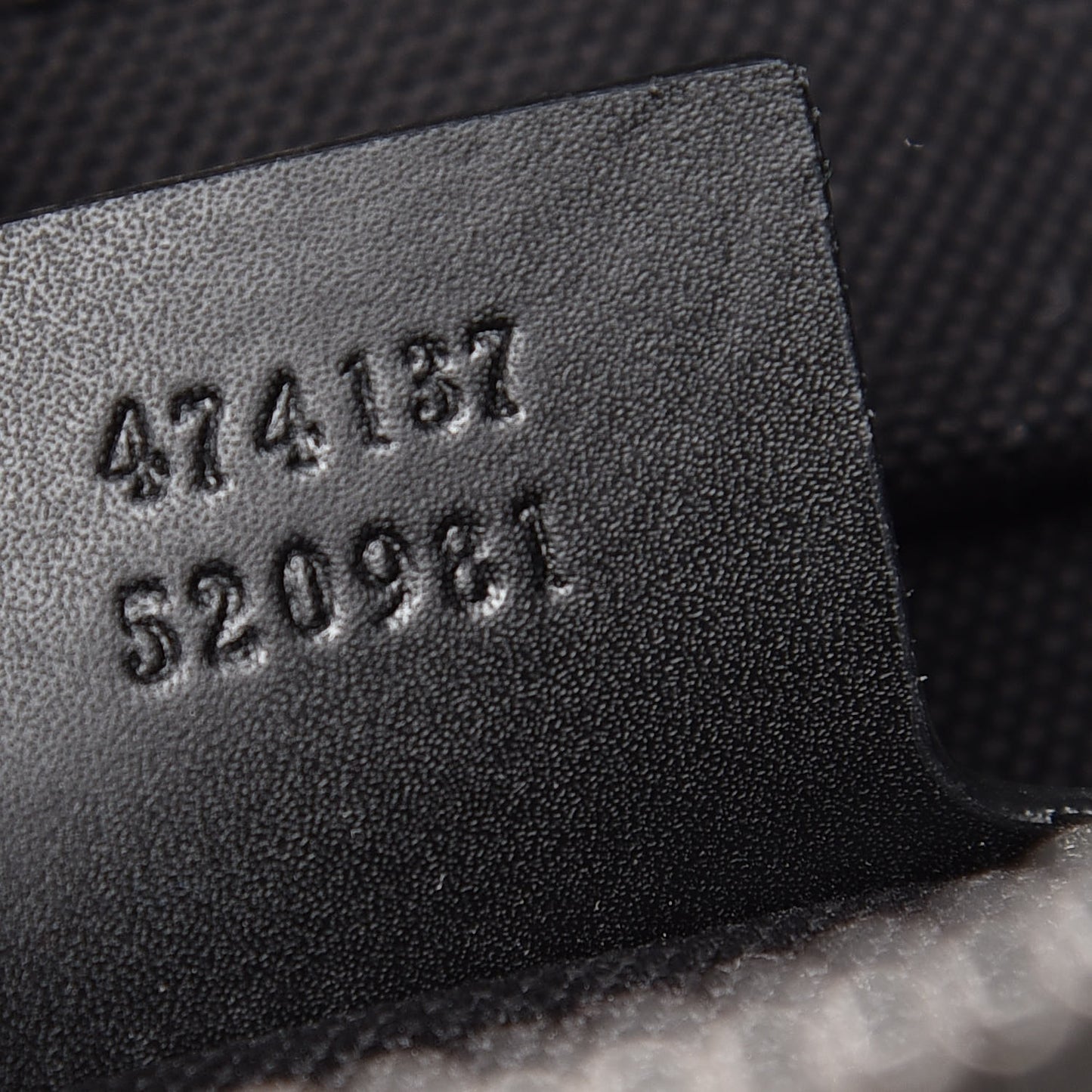 GG Supreme Monogram Appia Calfskin Web Flat Messenger Bag Black Grey