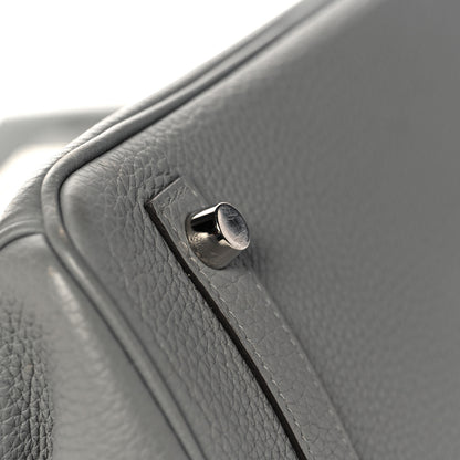 Hermes Togo Birkin 30 Gris Mouette 8 of 38