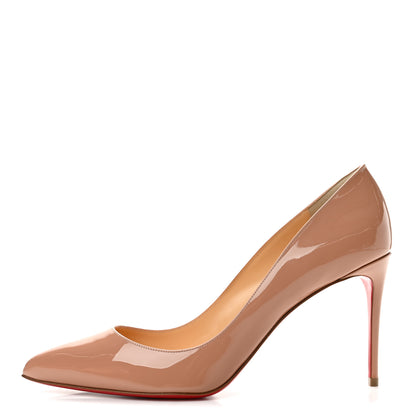 Christian Louboutin Patent Pigalle 85mm Pumps 41.5 Nude 1 of 9