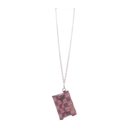Louis Vuitton Damier LV Pop Kirigami Necklace Rose 2 of 8