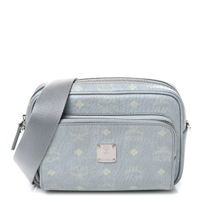 MCM Visetos Monogram Small Aren Crossbody Sky 1 of 10
