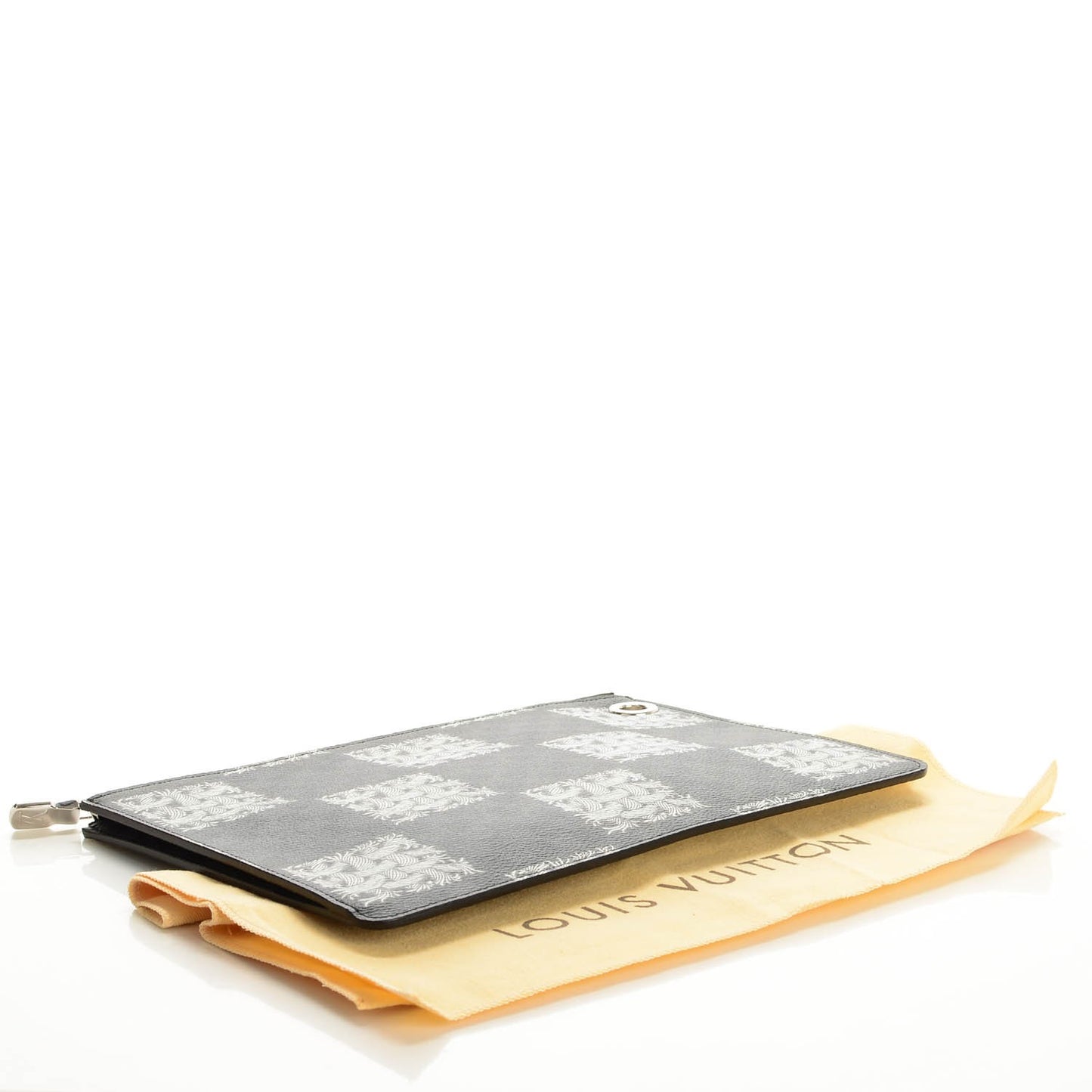 Damier Graphite Rope Pochette Jour PM White