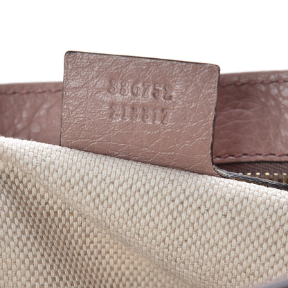 Gucci Pebbled Calfskin Medium Soho Flap Crossbody Pale Pink 7 of 10