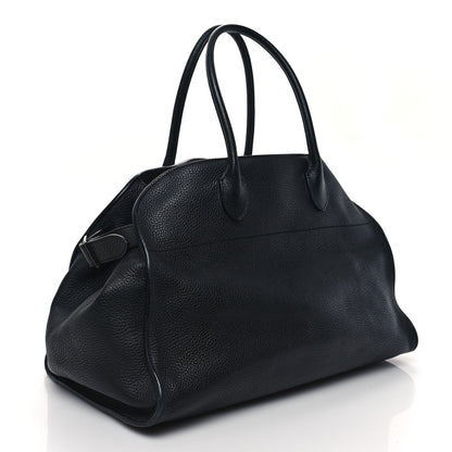 The Row Matte Grained Calfskin Soft Margaux 15 Black 3 of 12