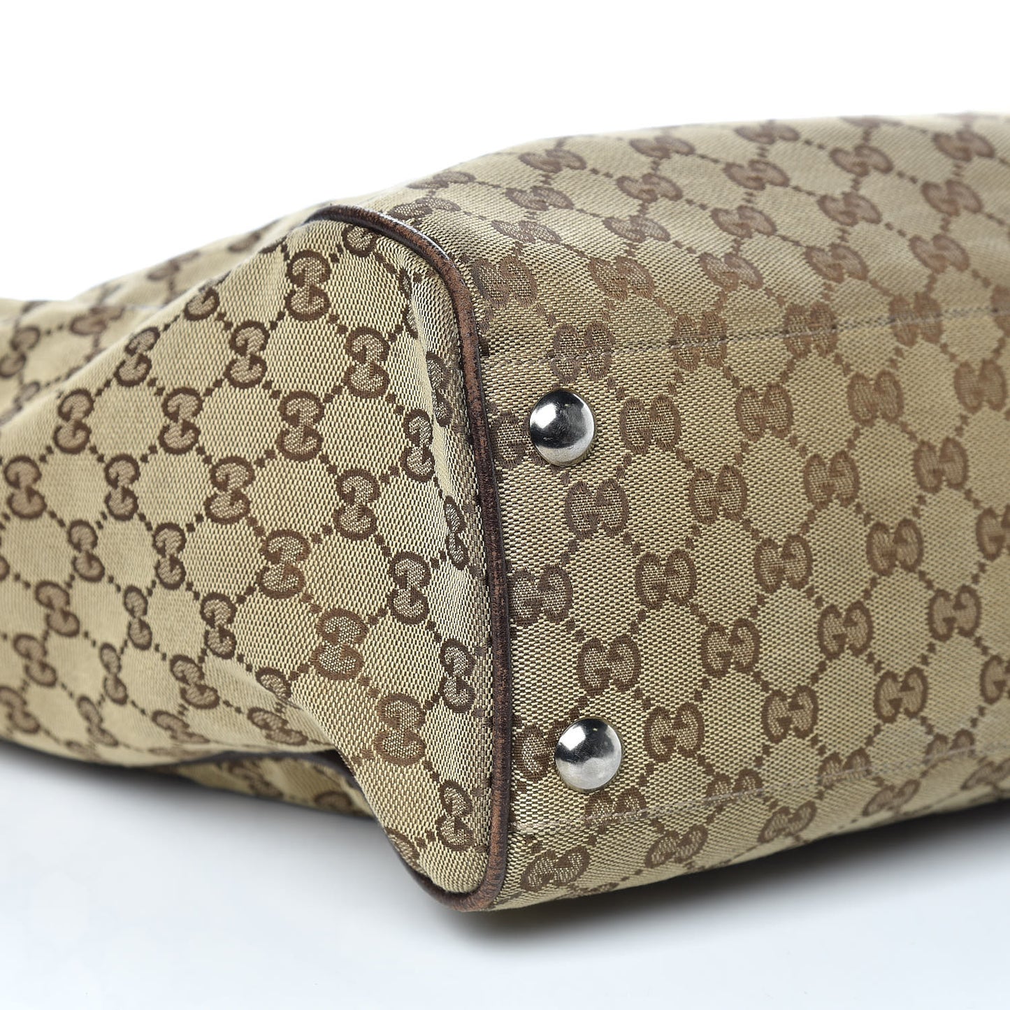 Soft GG Supreme Monogram Tote Dark Brown