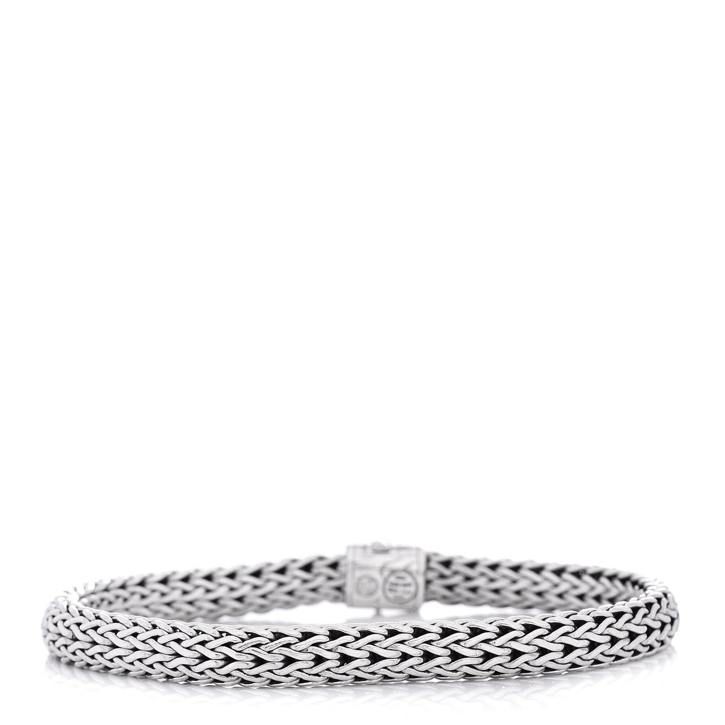 Sterling Silver Black Sapphire 6.5mm Classic Chain Bracelet