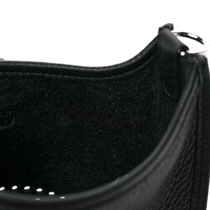 Hermes Taurillon Clemence Evelyne TPM Black 9 of 9