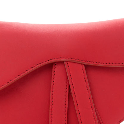 Christian Dior Ultra Matte Calfskin Mini Saddle Bag Red 8 of 12