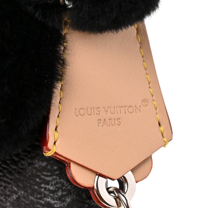 Louis Vuitton Monogram Eclipse Vivienne Fashionista Bag Charm Key Holder Violet 3 of 4