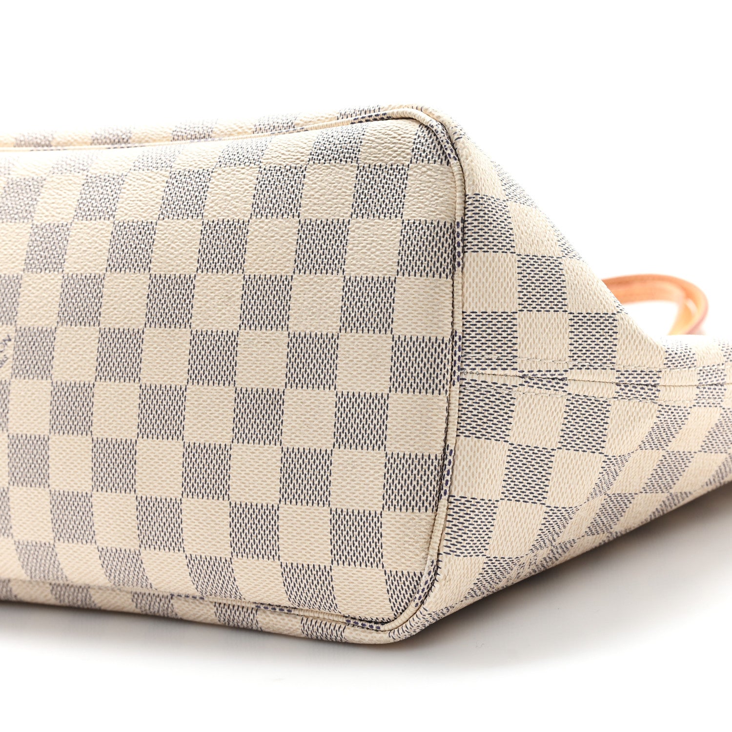 Louis Vuitton Damier Azur Neo Neverfull MM Rose Ballerine 10 of 11