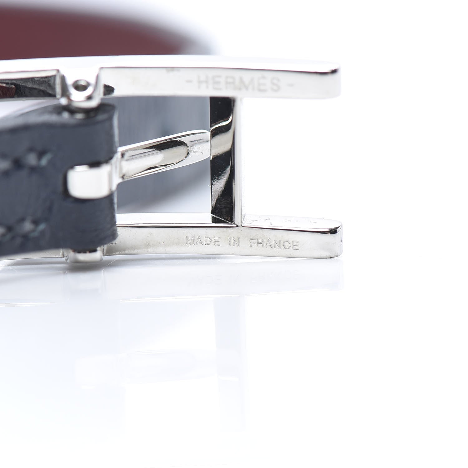 Hermes Swift Behapi Double Tour Bracelet XS Blue Indigo Rouge H 5 of 7