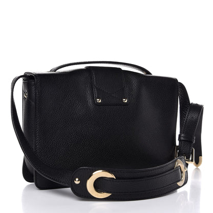 Jimmy Choo Pebbled Calfskin Rebel Crossbody Bag Black 3 of 8