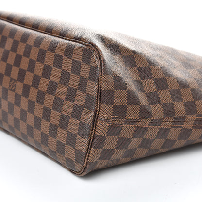 Louis Vuitton Damier Ebene Neo Neverfull MM Rose Ballerine 15 of 16