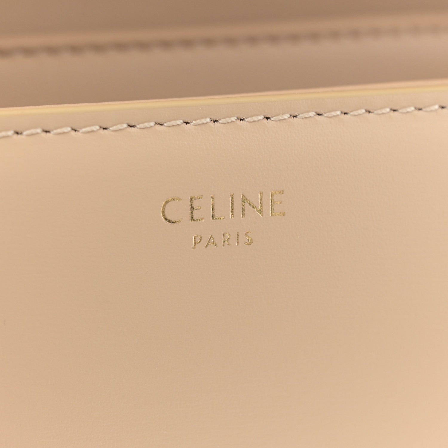 Celine Shiny Calfskin Teen Triomphe Nude 7 of 11